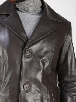 Кожаная куртка демисезонная блейзер пиджак