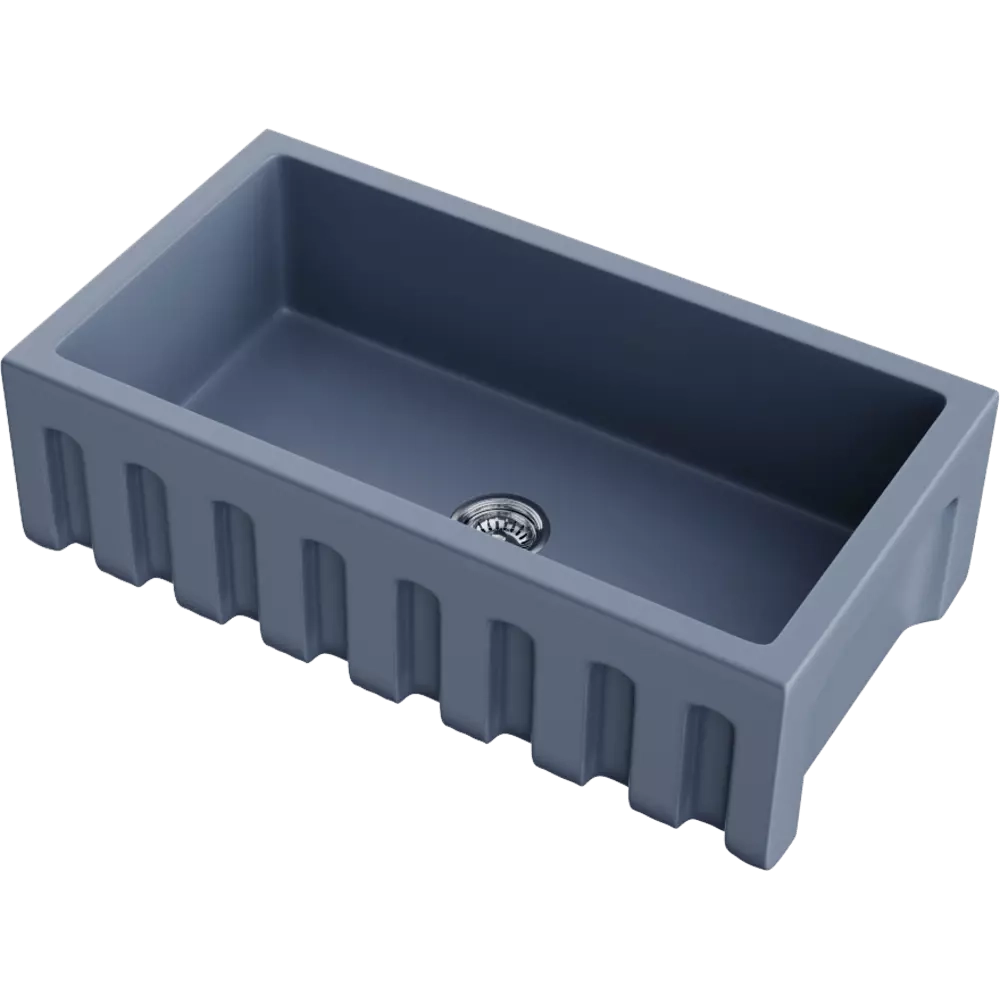 Кухонная мойка Omoikiri Mikura 83-SB Natceramic/smoky blue