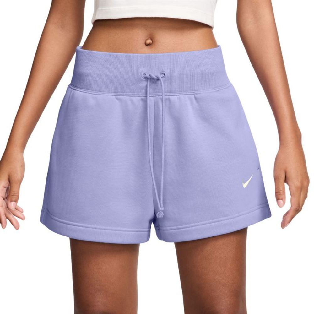 Женские теннисные шорты Nike Sportswear Phoenix Fleece - lilac ice/sail - Purple
