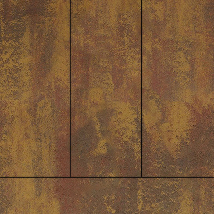 Тротуарная плитка ПРЯМОУГОЛЬНИК 900х300 мм - Листопад гладкий Осень