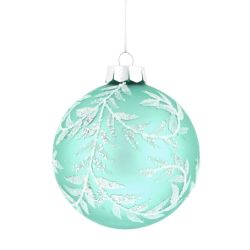 GAEM Украшение новогоднее Шар "Веселые ребята в бирюзовом" (блок 12 шт), D8 см, L36 W28 H11 см, 6в.