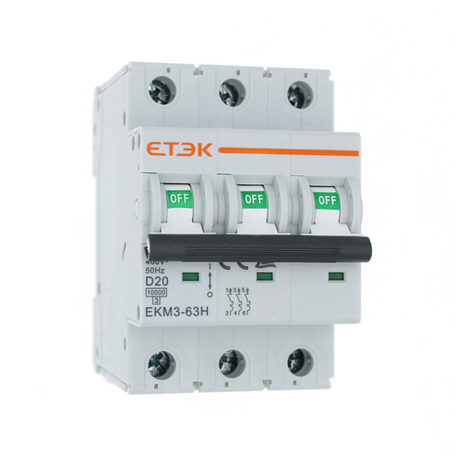 Автоматический выключатель 3P 20А D