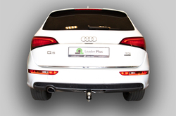 Фаркоп Лидер-Плюс для AUDI Q5 (8RB) 2008-2017 ( ШАР ВСТАВКА 50*50 ) с электрикой (Smart) и сертифкатом в комплекте арт.(A106-E)