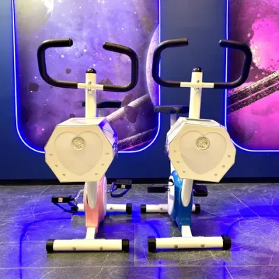 Детский велотренажер с мыльными пузырями