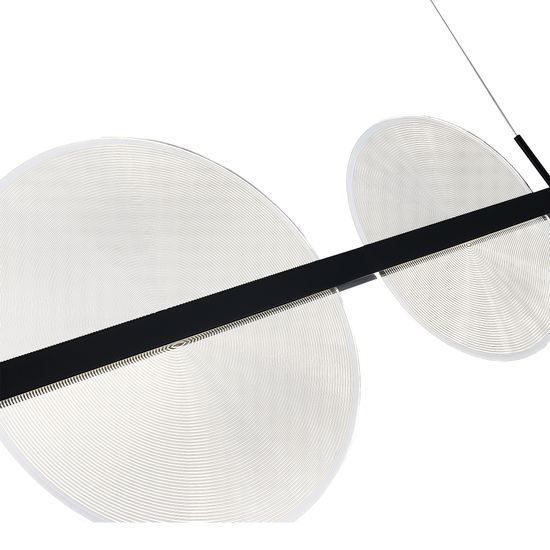 SL6233.403.24 Светильник подвесной ST-Luce Черный/Прозрачный LED 1*24W 4000K SPLENDID