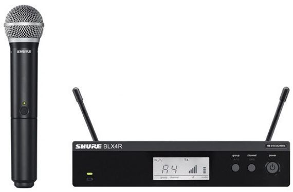 SHURE BLX24RE/PG58 M17 662-686 MHz