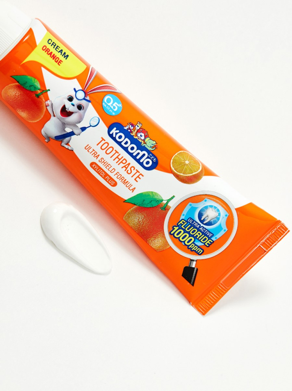 [KODOMO] Детская зубная паста АПЕЛЬСИН Ultra Shield Cream, 40гр