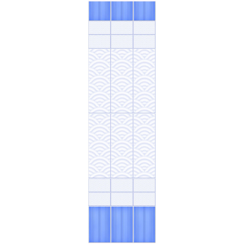 Панель ПВХ Novita 3D Ирис фон 2700х250мм
