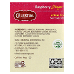 Celestial Seasonings, травяной чай, со вкусом пикантной малины, без кофеина, 20 чайных пакетиков, 45 г (1,6 унции)
