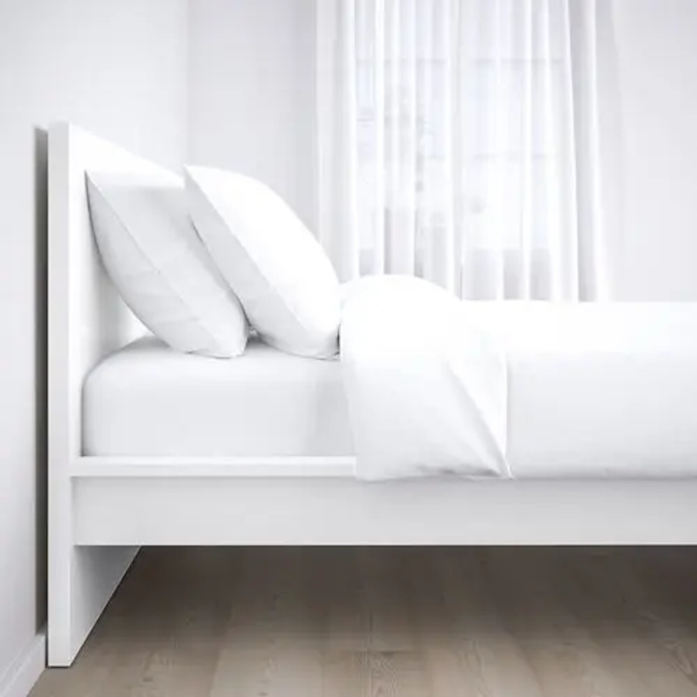 Комплект мебели д/спальни  - IKEA MALM/LURÖY/LUROY, 160х200см, белый, МАЛЬМ/ЛУРОЙ ИКЕА