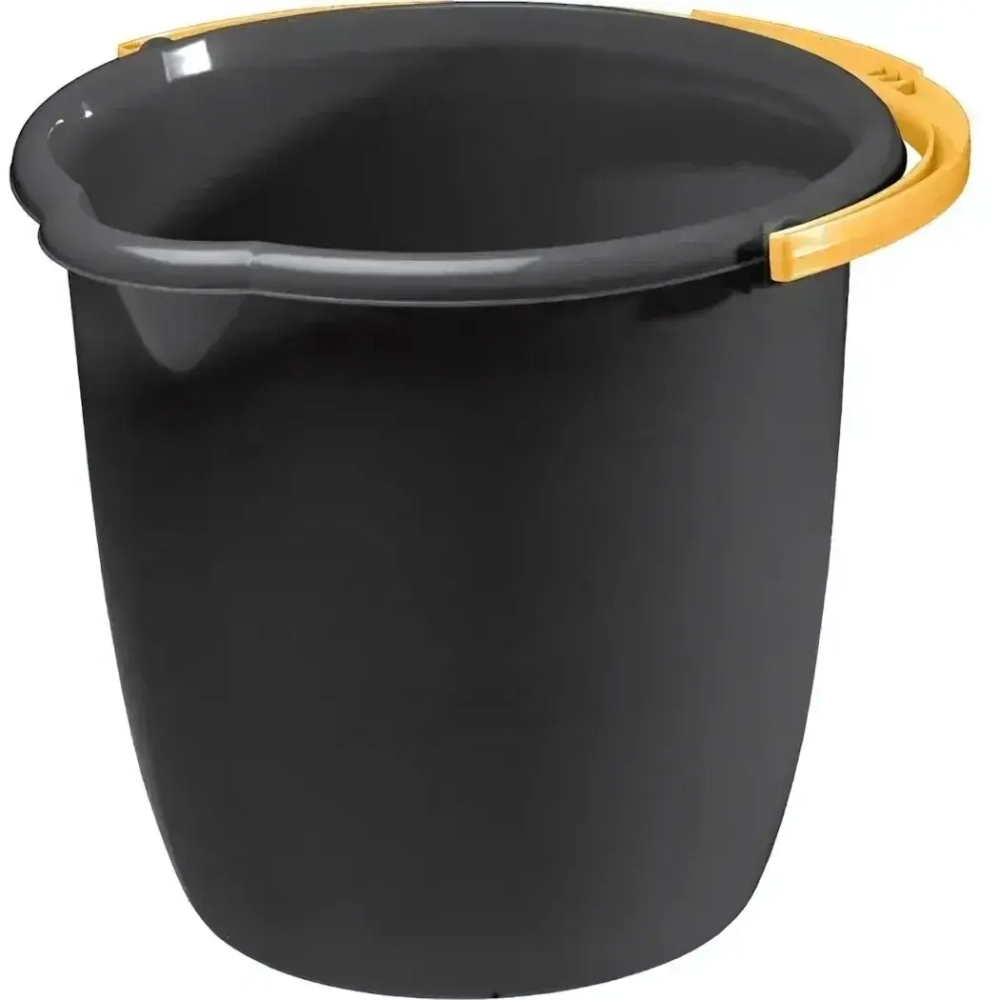 Ведро 10л (темно-серый)