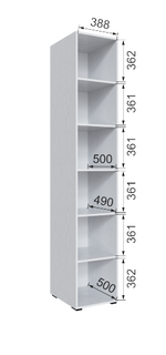 Шкаф Бруклин 42Ш