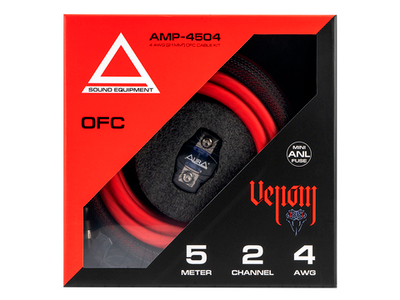 Комплект для подключения усилителя Aura AMP-4504 OFC