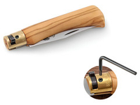 Нож складной Old Bear Classical Olive M, сталь 420, Satin, оливковое дерево