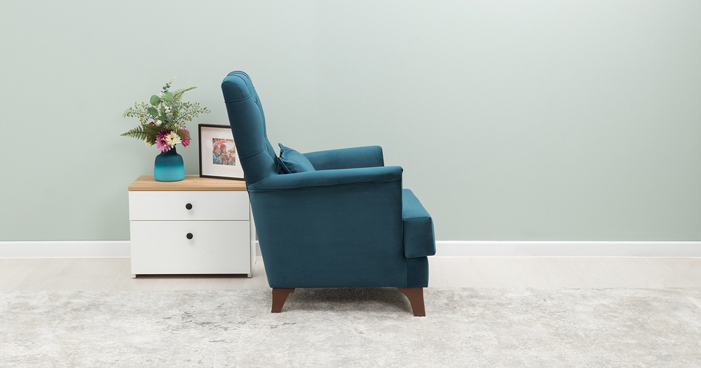 Ирис кресло для отдыха (темно-синий)