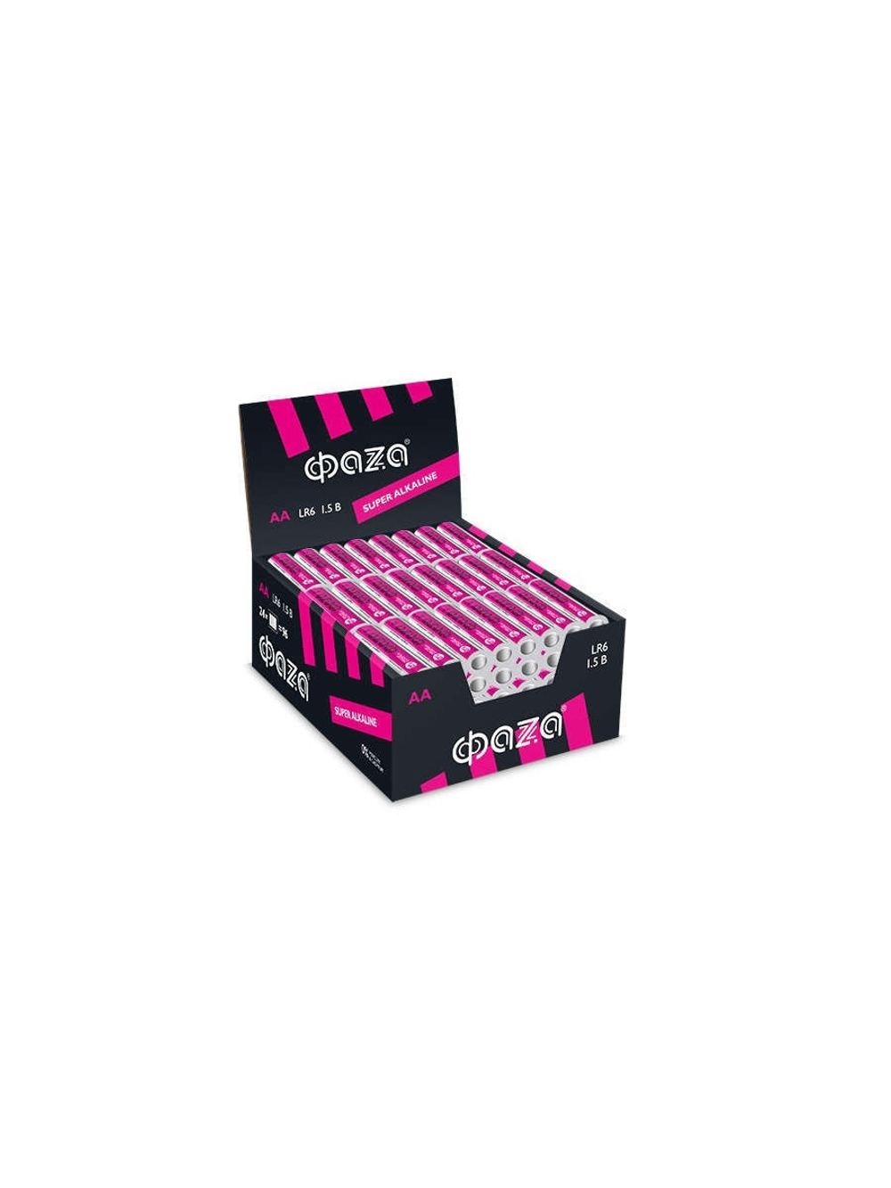 Элемент питания алкалиновый AA/LR6 1.5В Super Alkaline box-96 (уп.96шт) ФАZА 2854643