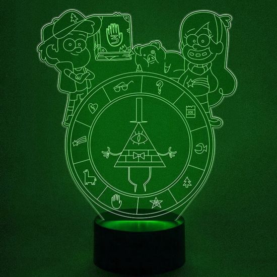 Лампа Гравити Фолз герои