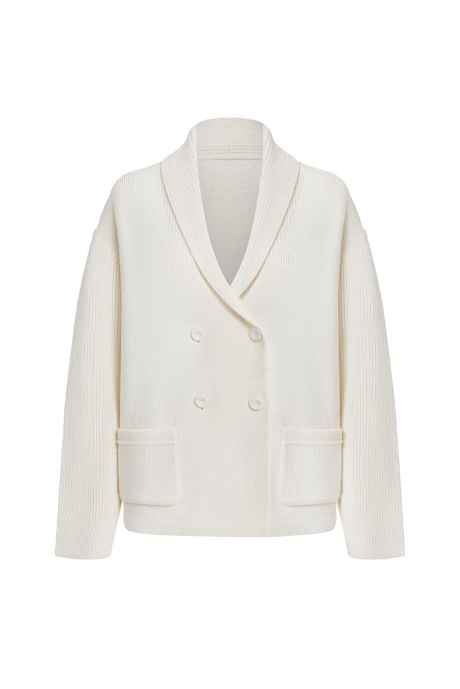 Кардиган двубортный