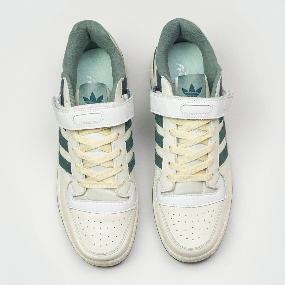 кроссовки Adidas Forum Low White / Green Wmns