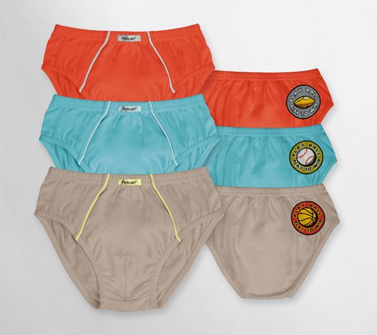 Трусы (3шт) для мальчиков PELICAN BUL304