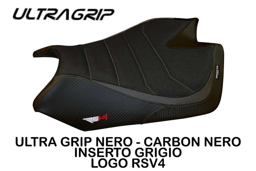 Aprilia RSV4 2009-2018 Tappezzeria Italia чехол для сиденья Barrie ультра-сцепление (Ultra-Grip)