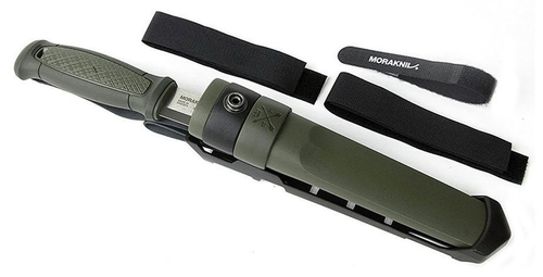 Нож Morakniv Kansbol, с мультикреплением, зелёный
