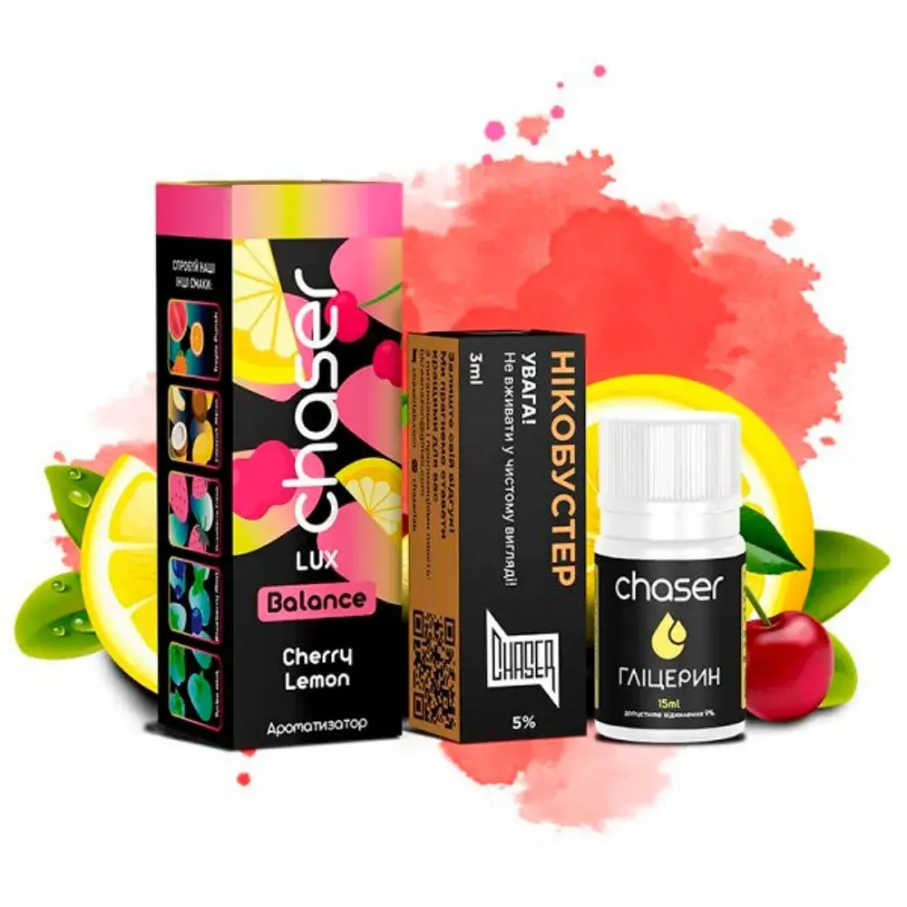 Chaser LUX - Cherry Lemon (30ml, 5% nic)