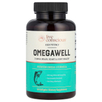 Live Conscious, OmegaWell, премиальная формула с омега-3, высокая эффективность, 60 капсул (1000 мг в каждой капсуле)