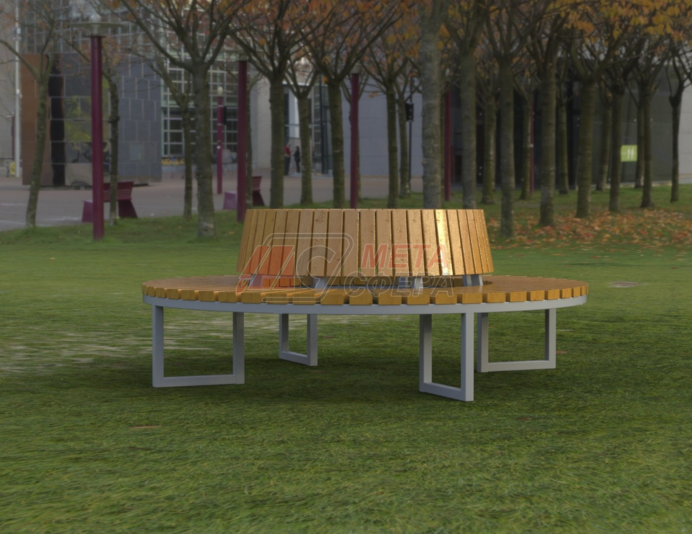 Скамейка Округ