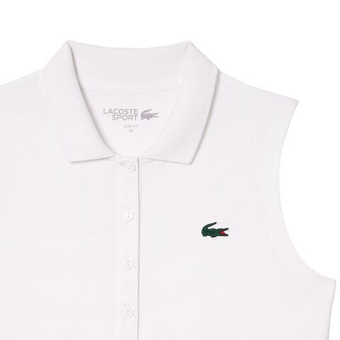 Женское поло Lacoste Ultra-Dry Anti-UV Golf - белый