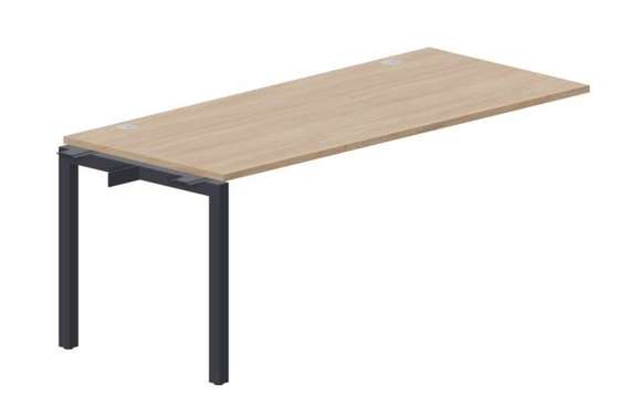 стол Polo 1800х780х750мм (2 громмета) - приставной элемент