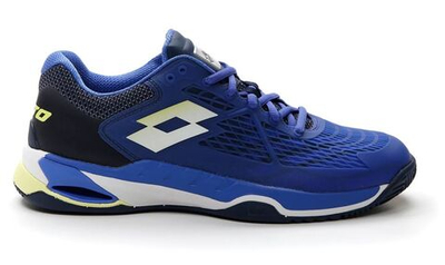 Мужские кроссовки теннисные Lotto Mirage 100 Clay - amparo blue/yellow neon/navy blue
