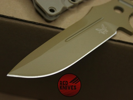Нож Benchmade Fixed Adamas 375-3 - олива