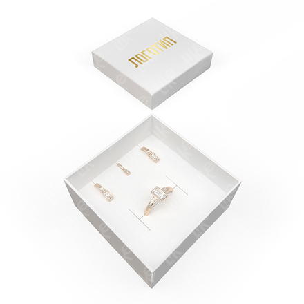 Футляр картонный, cерия "Вальс", 80х80х38 мм