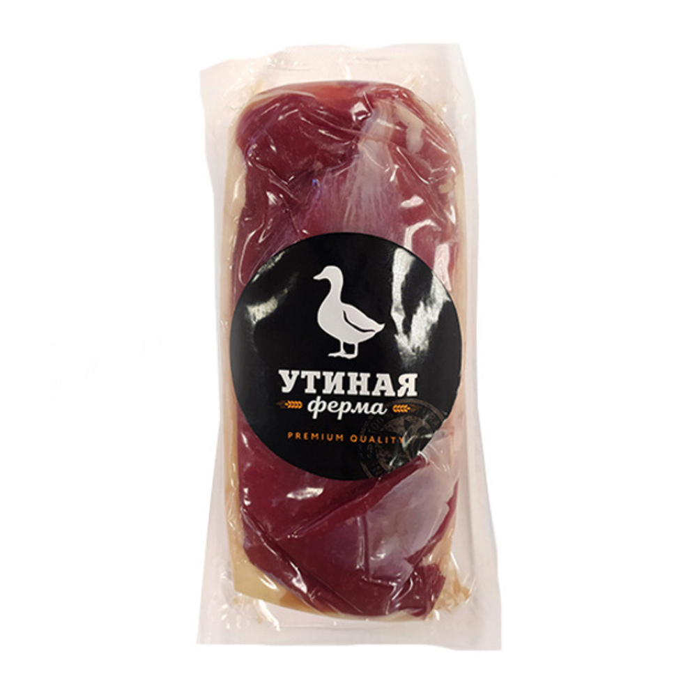 Филе Утиной Грудки с Кожей Сырокопчёное Утиная Ферма 0,2кг