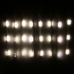 Гирлянда светодиодная 2,0 м*50 см 36 ламп LED «Тающая сосулька»,Теплый белый (8 трубок), 18 режимов