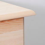 Тумба, 48х39х81, Лена, однодверная, из массива дерева, с ящиком, буфет для кухни, лак, Dipriz