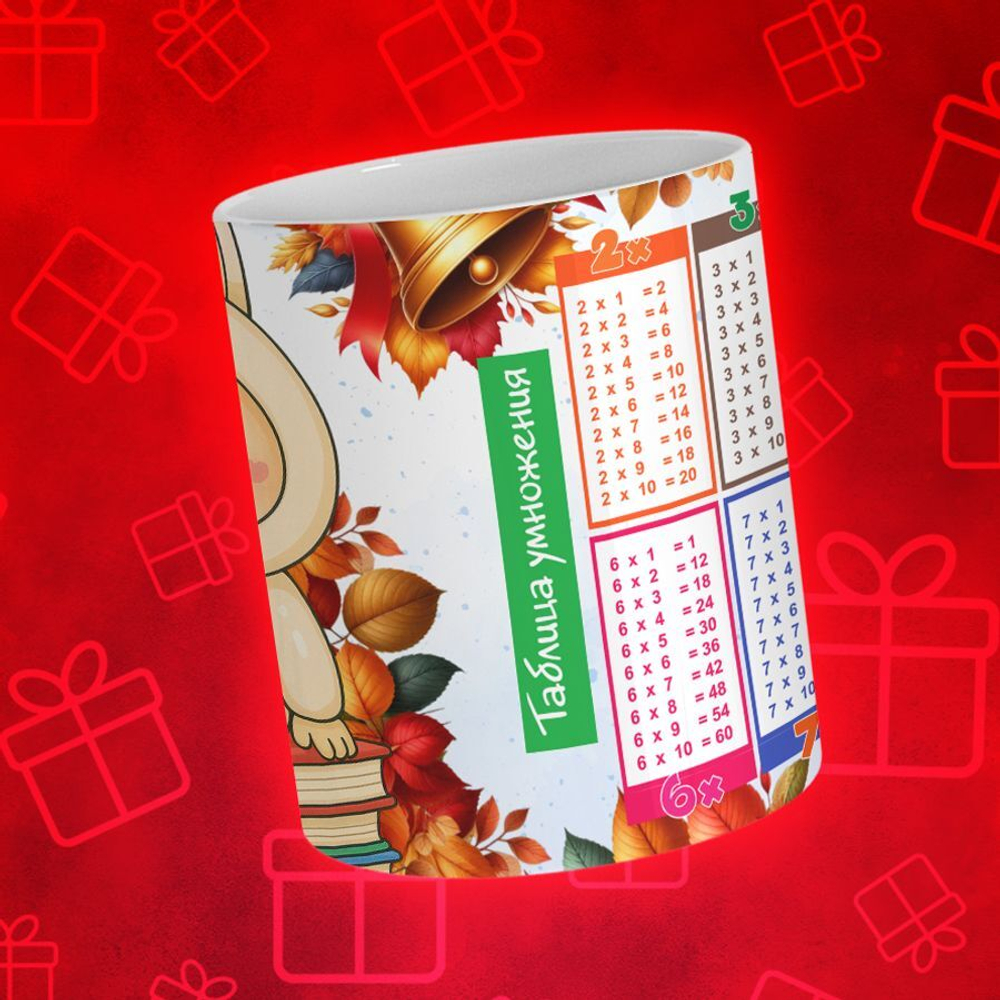 Лабубу с таблицей умножения