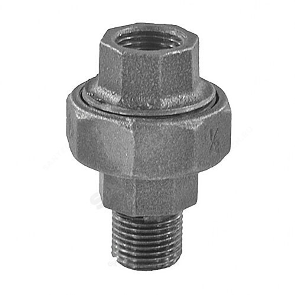 Соединитель прямой американка чугун Ду 20 (3/4") ВР/НР Fittex PLUS
