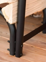 Поленница Barnas 360х42х118 см, 2.1 м3, дровница уличная с тентом