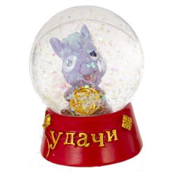 GAEM Фигурка декор в стекл шаре "Лошадка", L4,5 W4,5 H5,5 см, 4в.