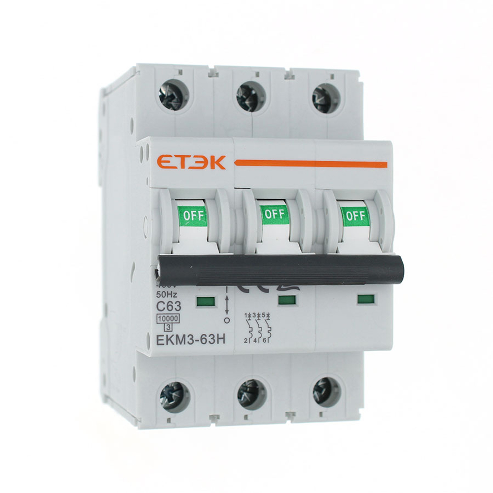 Автоматический выключатель 3P 125A (С) 10кА, 1 шт.