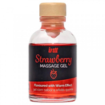 Гель съедобный для интимного массажа Intt Strawberry Massage Gel 30 мл, клубника