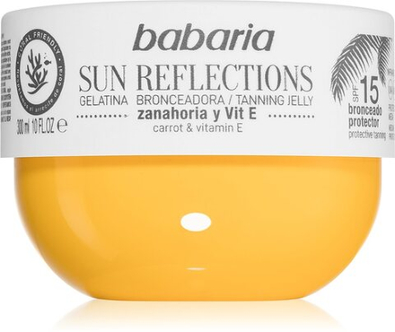 Babaria Tanning Jelly Sun Reflections - защитный гель SPF 15 /   300  ml  / GTIN 8410412490122