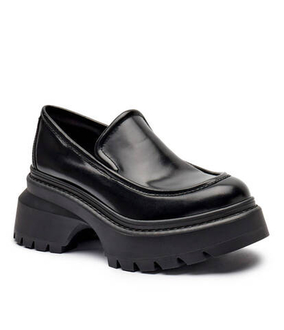 Кожаные лоферы shiloh Michael Kors - черный(40F4SSFP8L)