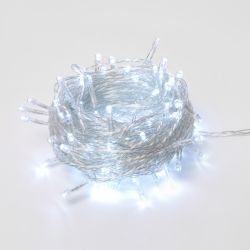 ULD-S1000-100-DTA WHITE IP20 Гирлянда светодиодная. 10м. 100 светодиодов. Белый свет. Провод прозрачный. ТМ Uniel