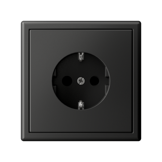 Розетка ArtGallery 16А с заземл. со шторками быстрозажим. клем. механизм базальт SE GAL001445S