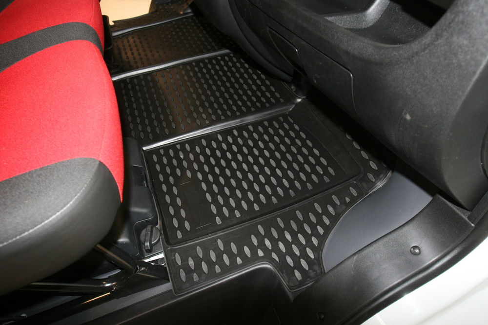 Коврики Standard, в салон FIAT Ducato, 2012-  2 шт. (полиуретан, чёрные) Element.NLC.15.28.210
