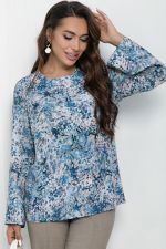 Блуза Руна (цветы) Б11083 LT Collection