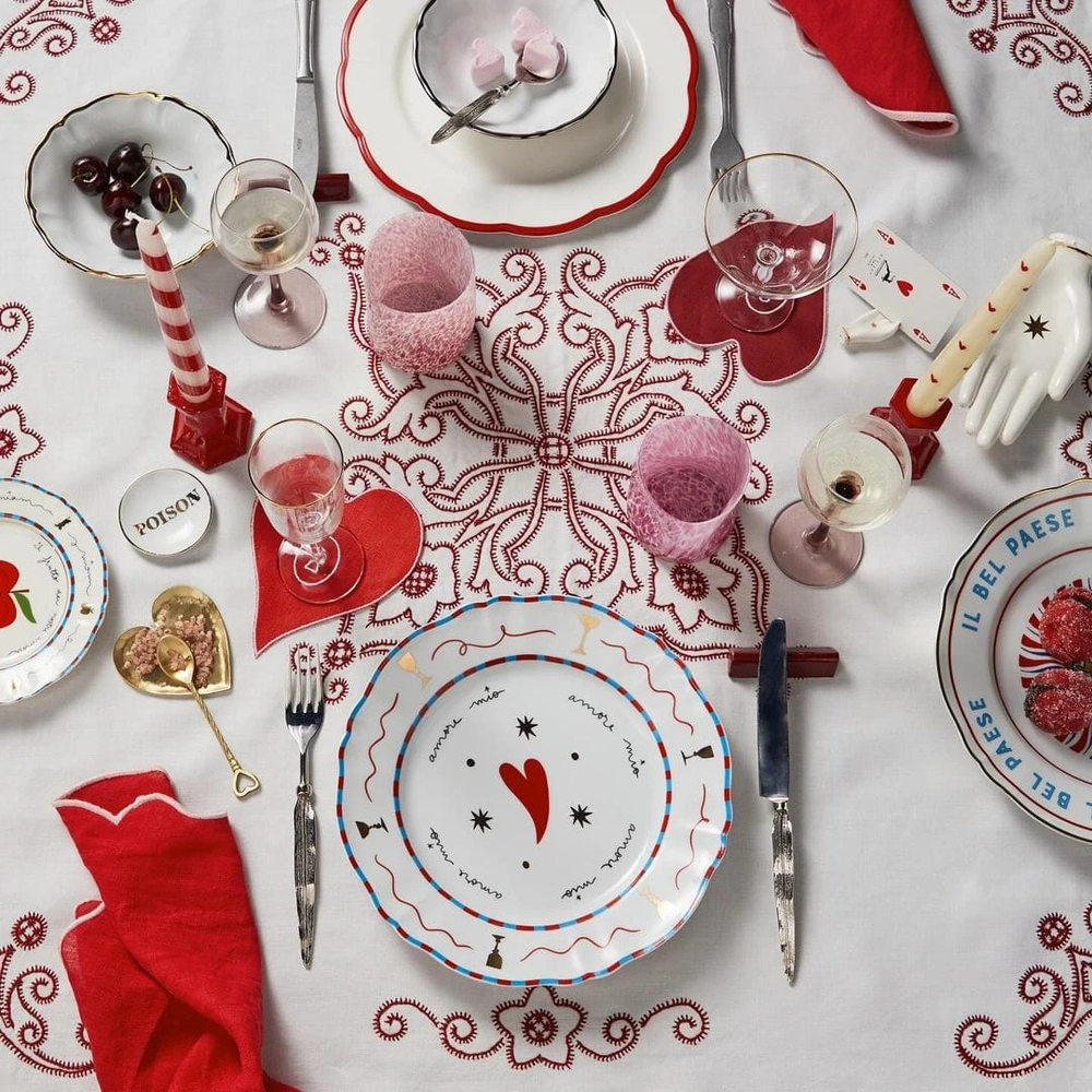 BITOSSI HOME Тарелка обеденная  Heart  26,5см